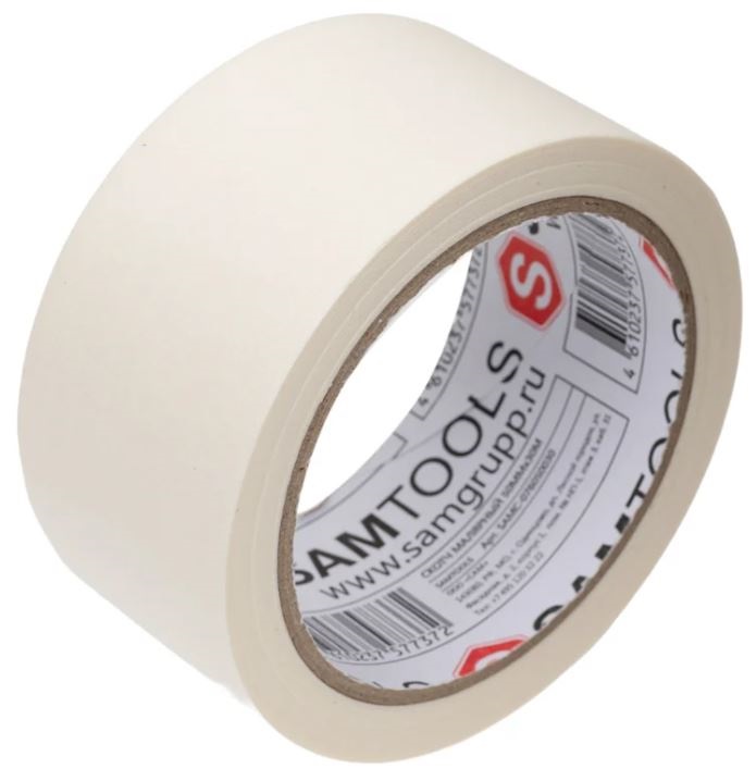 

Лента ООО САМ SAMC-076050030-6 малярная клейкая 50 мм х 30 м 6 шт, SAMC-076050030-6