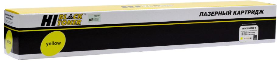 

Тонер-картридж Hi-Black 301020564 (HB-IMC2500H Y) для Ricoh IM C2000/IM C2500, Y, 10,5K, 301020564