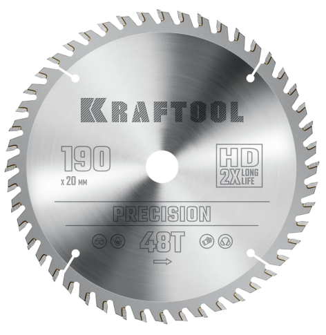 Изображение товара Диск пильный Kraftool Precission для точной резки материалов