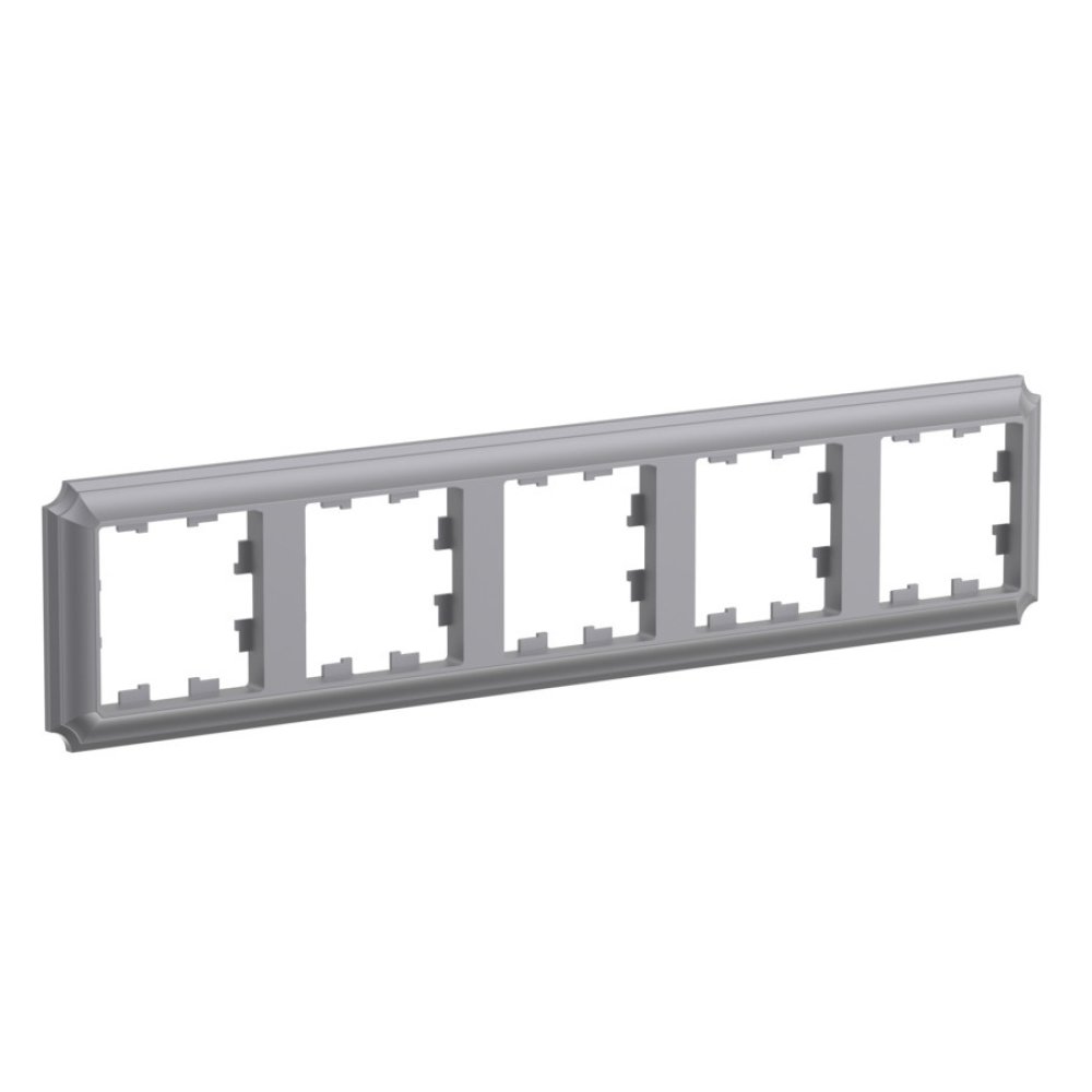 

Рамка пятерная Systeme Electric ATN100905 AtlasDesign ANTIQUE универсальная, Сталь, ATN100905