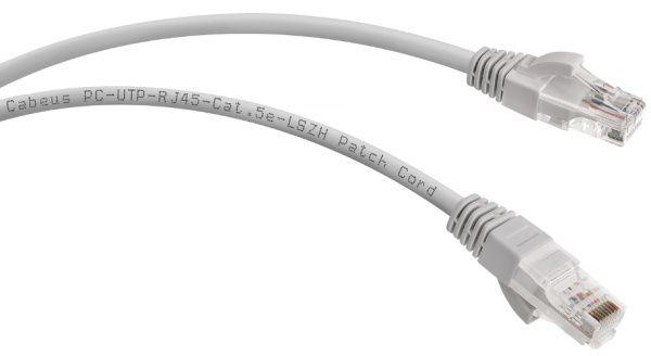 Изображение товара Кабель патч-корд Cabeus PC-UTP-RJ45-CAT.5E-0.15M-LSZH