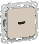фото Розетка HDMI  IEK FI-H10-K88