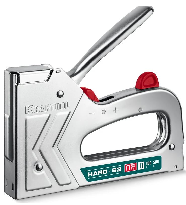 

Степлер Kraftool HARD-53 3180 Kraftool стальной тип 53, 300, 500, HARD-53