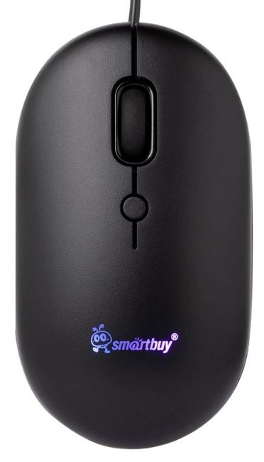 

Мышь SmartBuy 328 проводная бесшумная с подсветкой, черный (1/40), 328