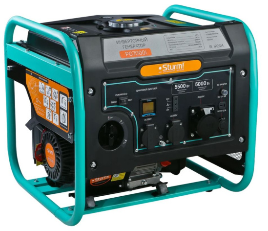 Изображение товара Генератор инверторный Sturm PG7000i