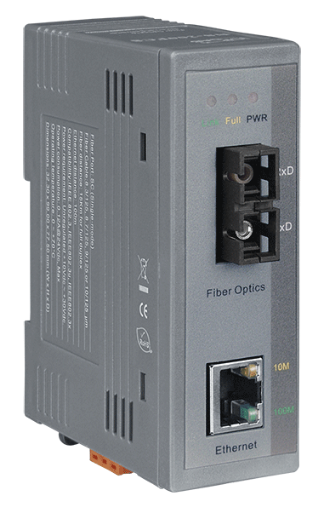 

Медиа-конвертер ICP DAS NS-200FCS CR Industrial 10/100 Base-T to 100 Base-FX Media Converter; 1 single mode, SC connector (RoHS), NS-200FCS CR
