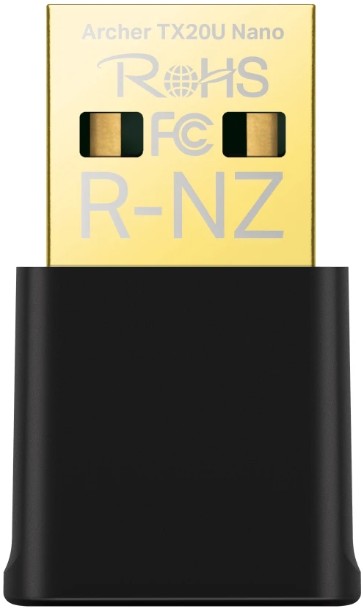 

Адаптер TP-LINK Archer TX20U Nano компактный USB с поддержкой Wi-Fi AX1800, Archer TX20U Nano