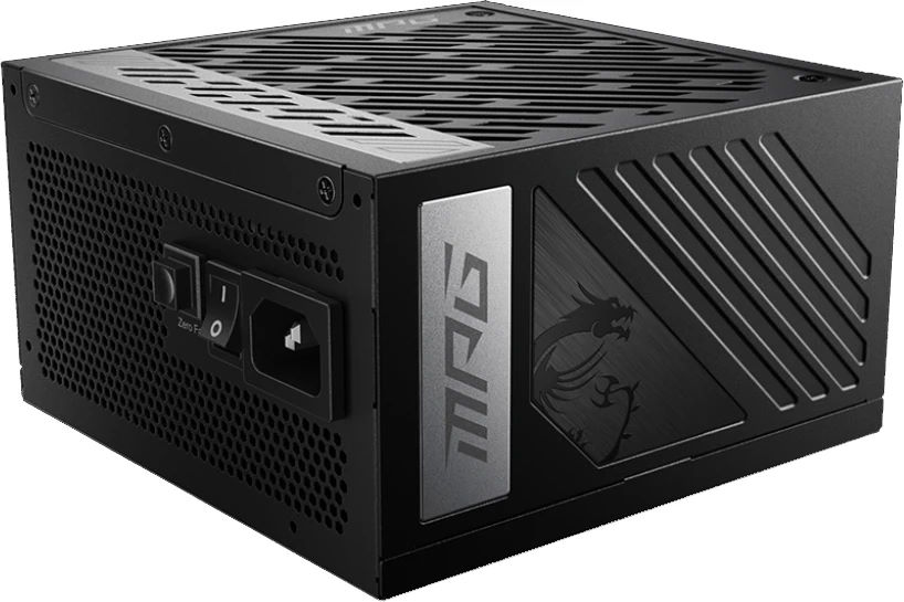 

Блок питания ATX MSI MPG A850G PCIE5 850W, APFC, 135mm fan, 80+ Gold, fully modular, Retail (ATX 12V 3.0), MPG A850G PCIE5