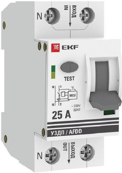 фото Устройство защиты от дугового пробоя  EKF afdd-2-25C-pro в Нижнем Новгороде