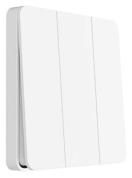

Выключатель Xiaomi Slisaon Yeelight Flex Switch YDQS0720001WTEU безрамочный, 3 клавиши, Flex Switch