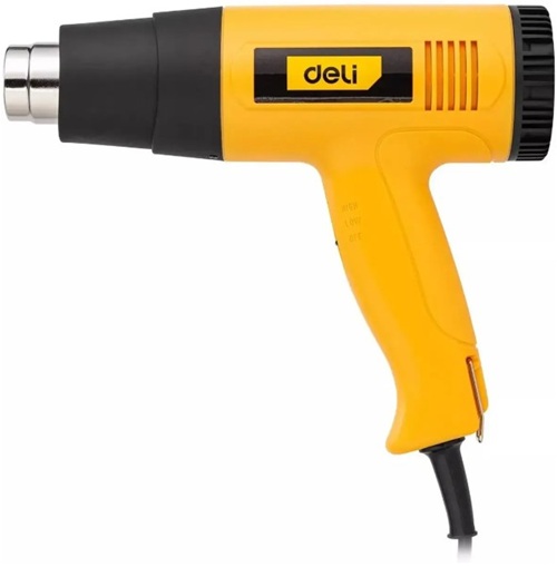 

Фен Deli DL391202 технический (2000Вт, рабочая температура 100...650 град.), DL391202
