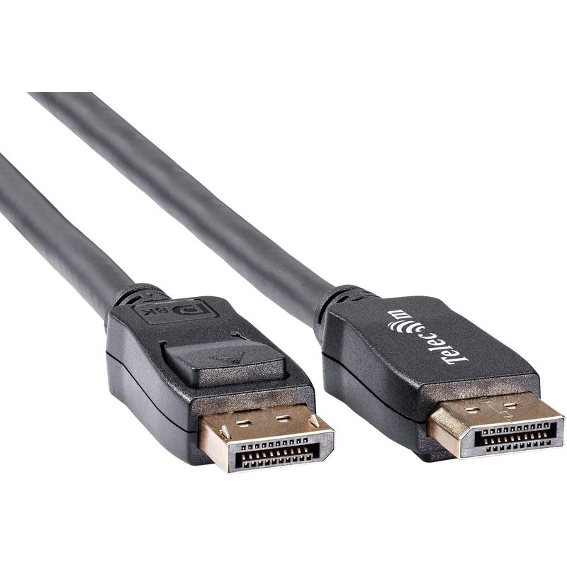 

Кабель интерфейсный DisplayPort- DisplayPort Telecom TCG745C-1.5M 1.4V 8K/60Hz 1.5м, Econom, TCG745C-1.5M