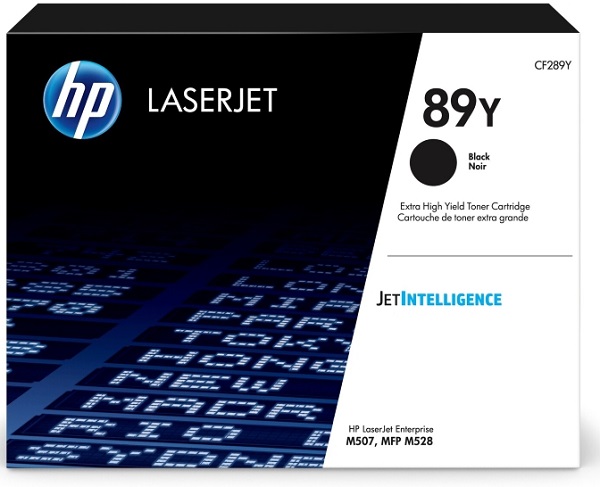 

Тонер-картридж HP 89Y CF289Y black, для LaserJet Enterprise M507dn/M507x (20,000 страниц), 89Y