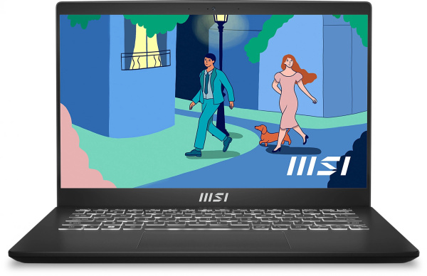 фото Ноутбук  MSI Modern 14 C7M-250XRU в Красноярске 14 ", Ryzen 5, 16 Гб RAM, 512 Гб SSD, Radeon Graphics, Черный