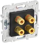 фото Розетка аудио IEK SK-S40-K02