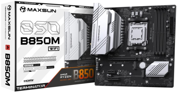 фото Материнская плата mATX MAXSUN MS-Terminator B850M WIFI в Уфе