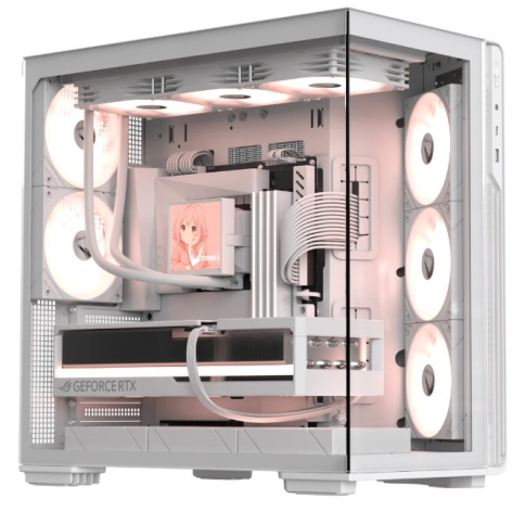 Изображение товара Корпус для компьютера Formula V Crystal Z7 PA White Mid Tower ATX E-ATX Mini-ITX