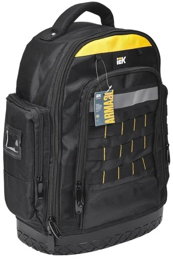 Изображение товара Рюкзак монтажника IEK A2L5-BP11-07-K02 с резиновым дном, 1 внутреннее отделение