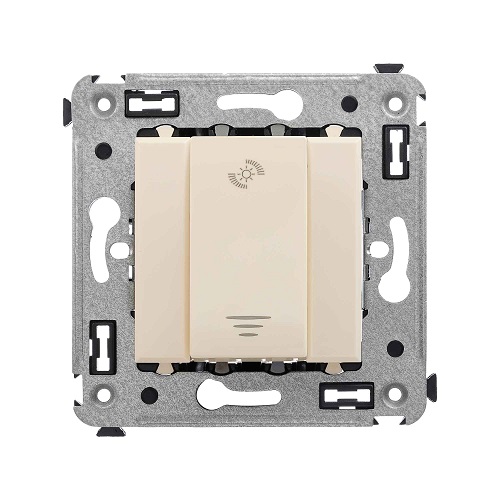 

Диммер DKC 4405343 кнопочный в стену, "Ванильная дымка", 2 модуля, "Avanti", 4405343