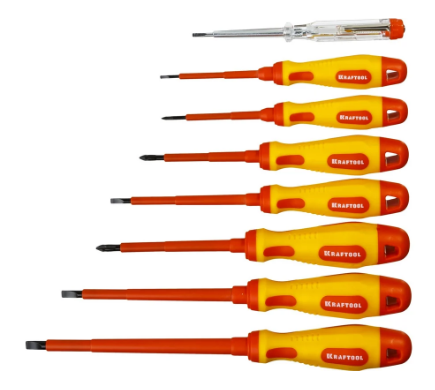 Изображение товара Набор отверток Kraftool Х-Drive ELECTRO для ремонта и электромонтажа
