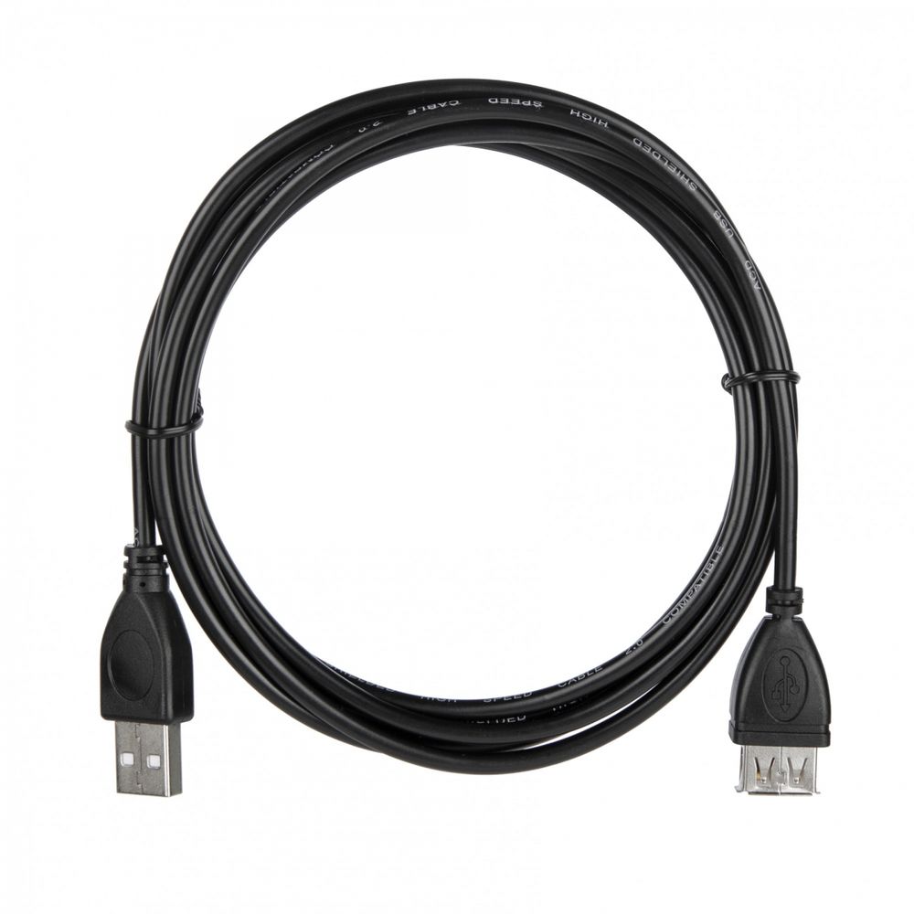 

Кабель интерфейсный ACD ACD-U2AAF-20L USB 2.0, A male - A feмale, (7/0.12BC+PE)*1P+(7/0.12BC+PE)*2C+7/0.12BC+AL+PVC OD4.0, черный, 2м (742057), ACD-U2AAF-20L