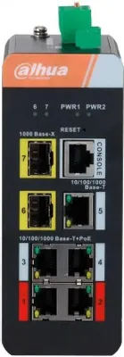 

Коммутатор управляемый Dahua DH-IS4207-4GT-120 4-портовый гигабитный с PoE, промышленное исполнение, DH-IS4207-4GT-120