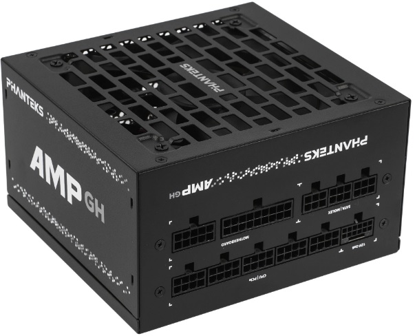

Блок питания ATX PHANTEKS PH-P750GH_BK01 AMP GH 750W, ATX 3.1, APFC, 80 Plus Gold, PCIe 5.1, 120mm Fan, Fully Modular, Black, PH-P750GH_BK01