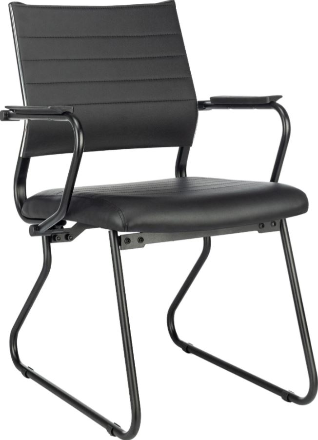 

Кресло Бюрократ CH BALANCE-AV LINE ЧЕРНЫЙ ЭКОКОЖА ПОЛОЗЬЯ МЕТАЛЛ, CH BALANCE-AV LINE