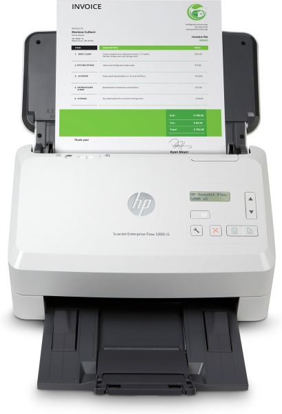 Изображение товара Сканер HP ScanJet Enterprise Flow 5000 s5 с автоматической подачей и двусторонним сканированием