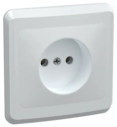 

Розетка IEK ERV10-K01-10-DM 1-м СП Вега РС10-2-ВБ 10А IP20 без заземл. без защ. шторок белая, ERV10-K01-10-DM