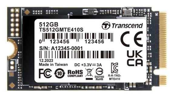 фото Накопитель SSD M.2 2242 Transcend TS512GMTE410S в Екатеринбурге 512 ГБ