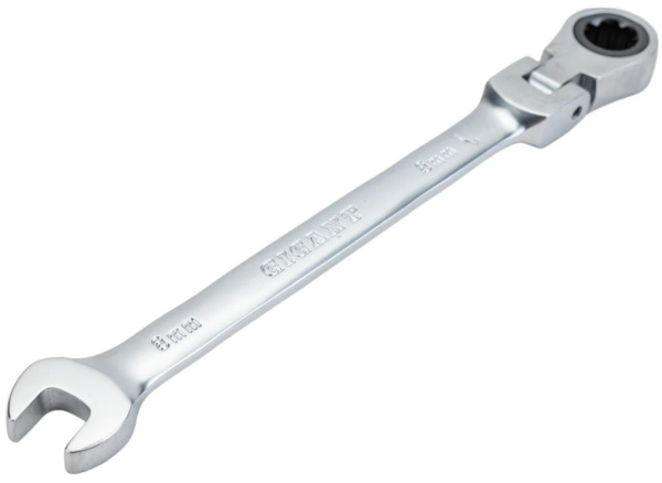 Изображение товара Комбинированный трещоточный шарнирный ключ Gigant grf-130 8 мм компактный и удобный
