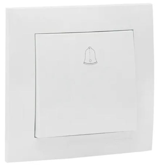 

Кнопка звонка в сборе EKF EWV10-026-10 Валенсия 10А белая, EWV10-026-10