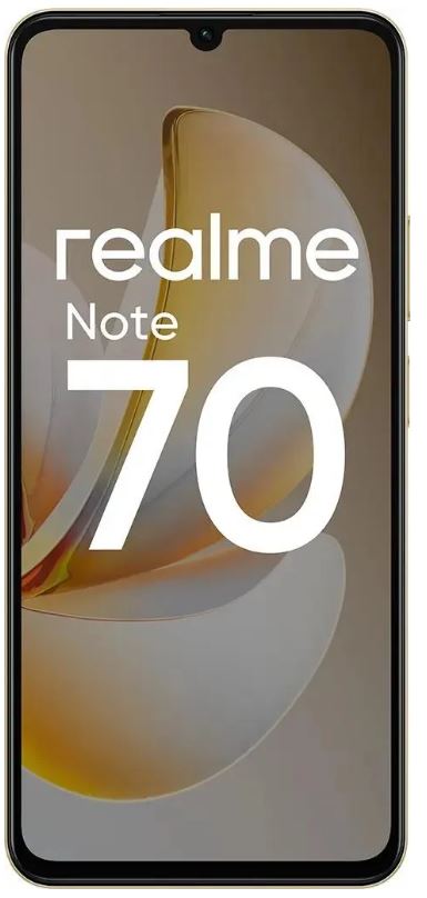 

Смартфон Realme Note 70 6/128GB RMX5313 (6+128) GOLD золотой, Note 70 6/128GB