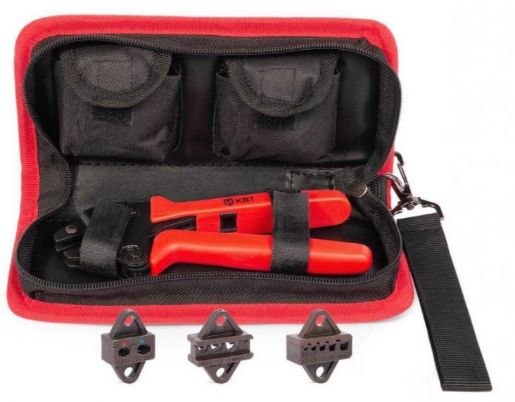 

Пресс-клещи КВТ 78862 с набором матриц CTM серия ПРОФИ, 78862