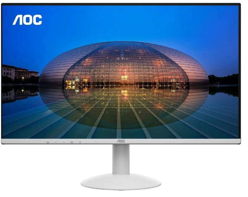 

Монитор 23,8" AOC 24B30H3/BW 1920x1080, LED, 16:9, IPS, 300cd, 1500:1, 178°/178°, 120Hz, 1MS, HDMI, VGA, матовая, White, 24B30H3/BW