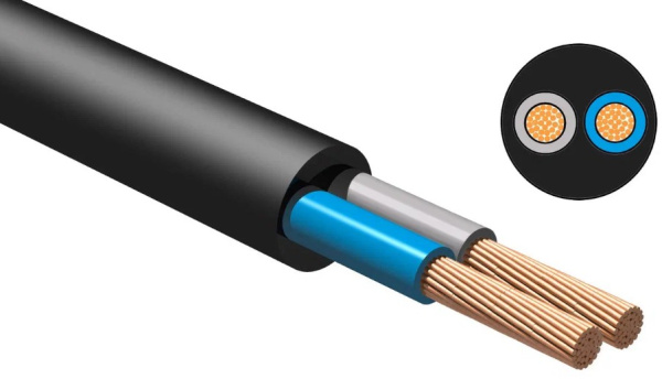 Изображение товара Кабель электромонтажный iTOK КГтп-ХЛ 2х1.5 для передвижных машин и оборудования