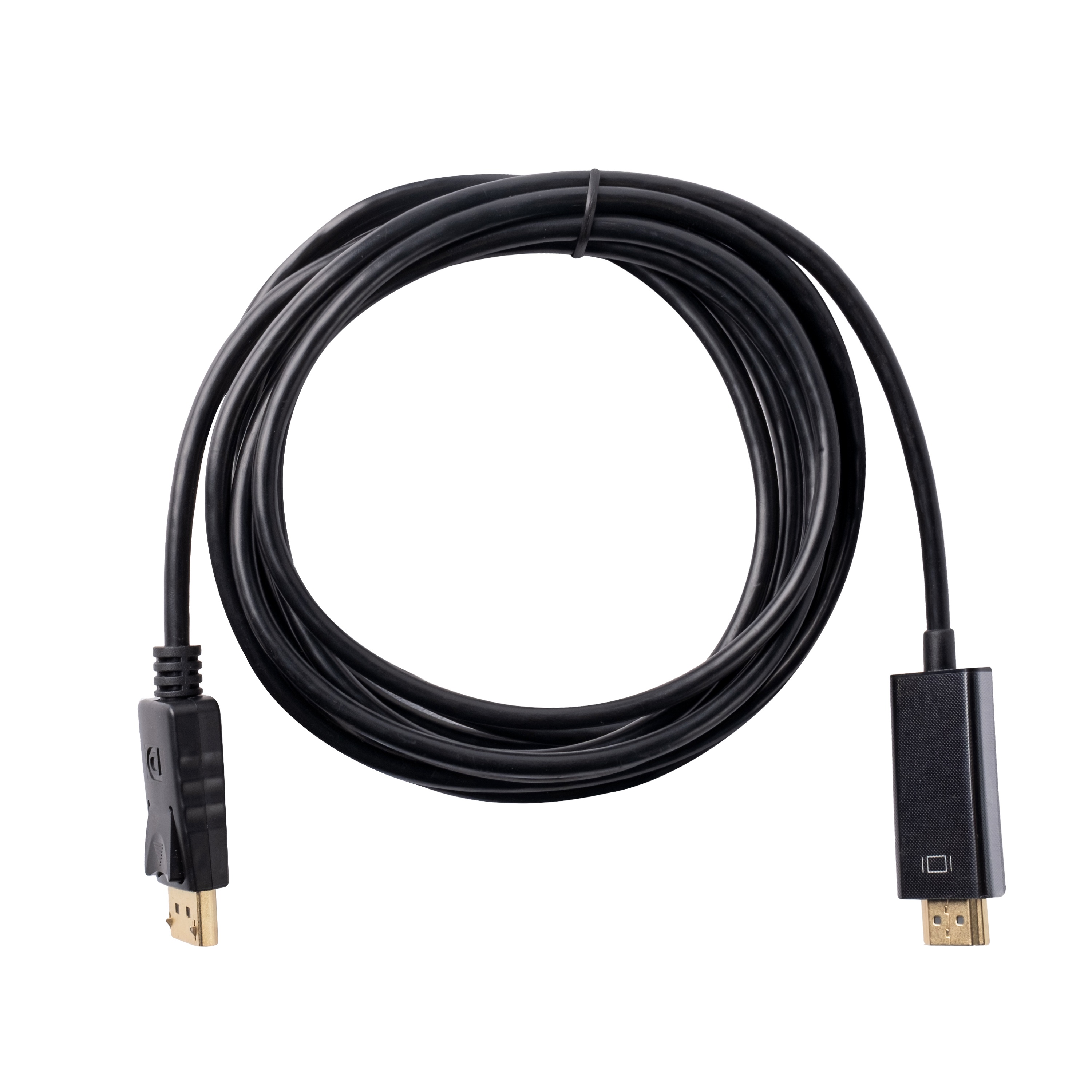 Кабель интерфейсный Filum FL-C-DPM-HM-3M 3 м., медь, черный, разъемы: Display port male- HDMI A male, пакет