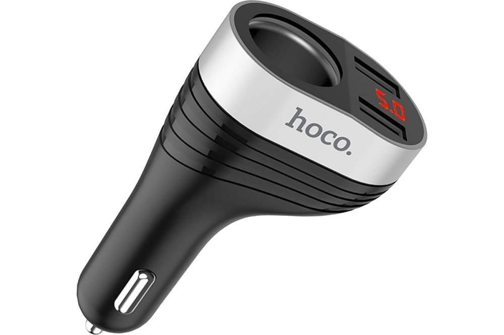 

Зарядное устройство автомобильное Hoco Z29 6957531092186 порт прикуривателя, 2xUSB, черный, Z29