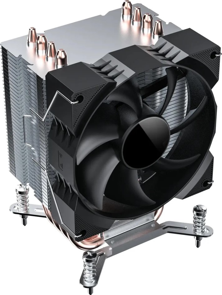 

Кулер Digma D-CPC130-PWM1 LGA1200/1700/1851/AM4/AM5 (130W, 90mm, 50CFM), D-CPC130-PWM1