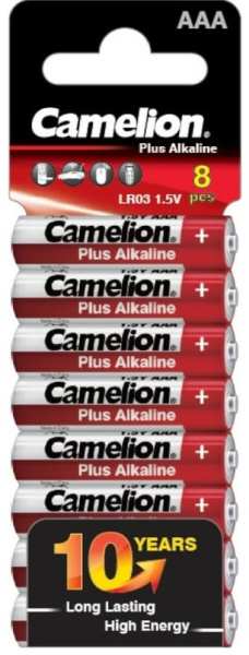 фото Батарейка  Camelion Plus Alkaline LR03 SP-8 в Казани