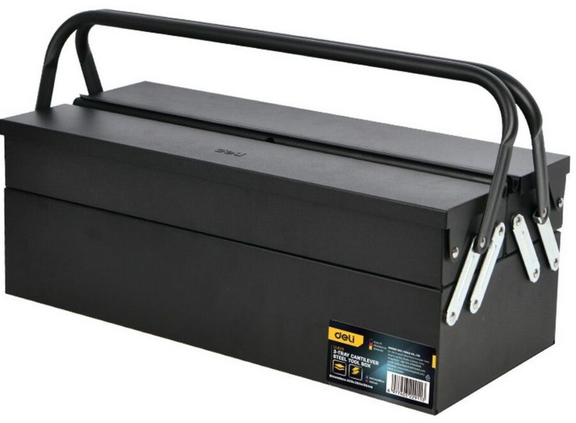 

Ящик для инструментов Deli DL6231 металлический раскладной, DL6231