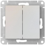фото Выключатель двухклавишный  Systeme Electric ATN000451S