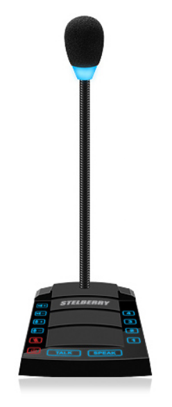 

Переговорное устройство Stelberry S-640 4-канальное цифровое для АЗС "клиент-кассир" с функцией диспетчерской связи, функцией громкого оповещения и в, S-640