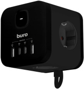 фото Удлинитель сетевой  Buro BU-PC3.1UС-PLUS-B