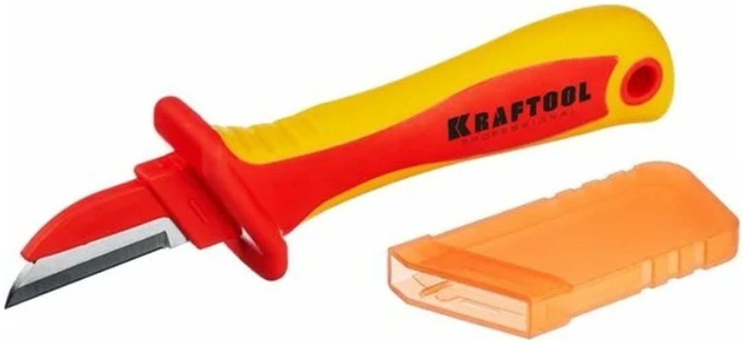 

Нож Kraftool KN-1 45401 Kraftool электрика диэлектрический, прямой, 1000В, KN-1