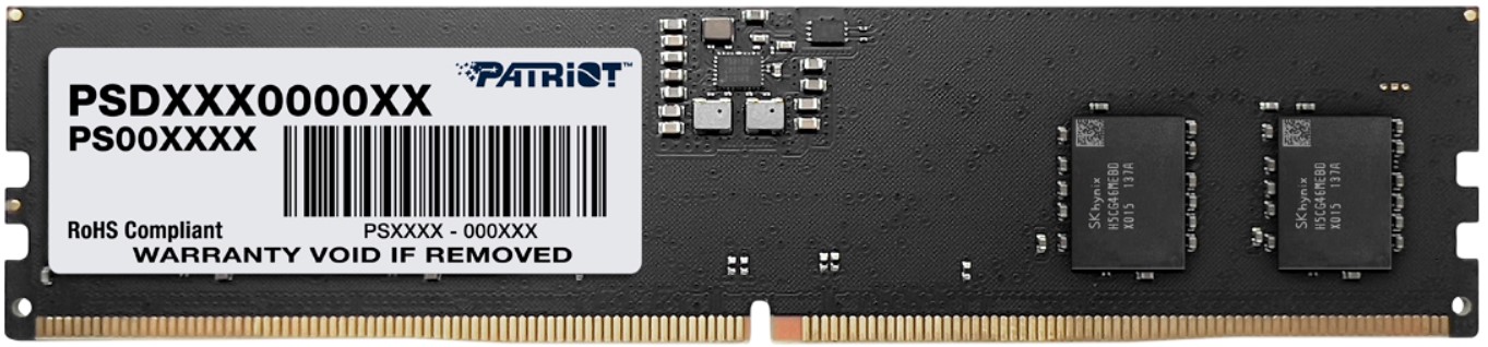 

Оперативная память DDR5 16GB Patriot PSD516G48002 4800MHz, PSD516G48002