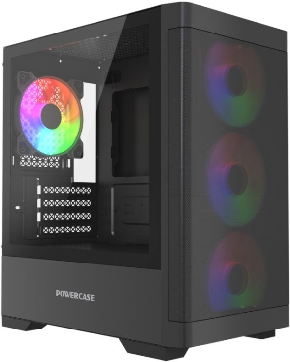 

Корпус mATX MSI A13B черный, без БП, боковая панель из закалённого стекла, USB 3.0, 2*USB 2.0, A13B