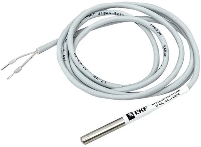 

Датчик EKF RTD10-OVH50-PT1000 накладной температуры в гильзе 50 мм, RTD10-OVH50-PT1000
