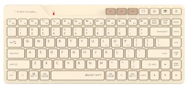 фото Клавиатура wireless A4Tech Fstyler FBK26C AS в Казани